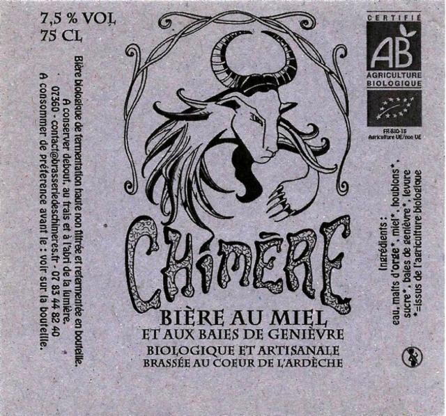 Chimère Au Miel 6.0%, Brasserie Des Chimères [Closed], France