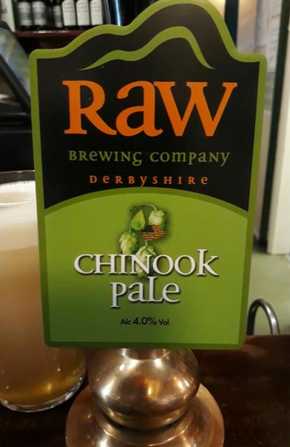 Chinook Pale 4.0%, Raw Brewing Company, England