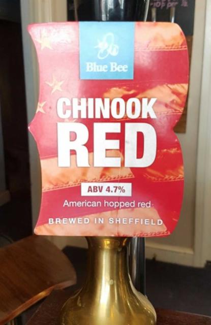 Chinook Red 4.7%, Blue Bee Brewery, England