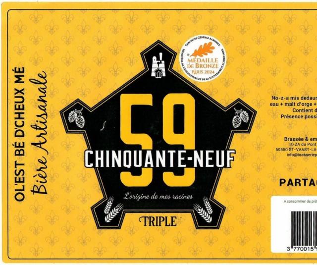 Chinquante-Neuf Triple 8.0%, Pinte De Saire, France