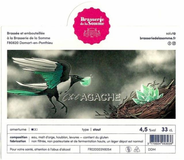 Ch'l'agache 4.5%, Brasserie De La Somme, France