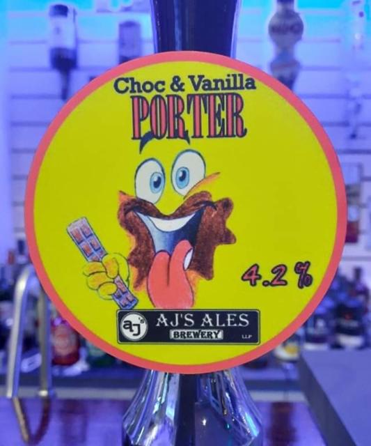 Choc & Vanilla Porter 4.2%, AJ's Ales, England