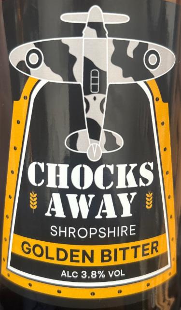 Chocks Away 3.8%, Salopian Brewery, England