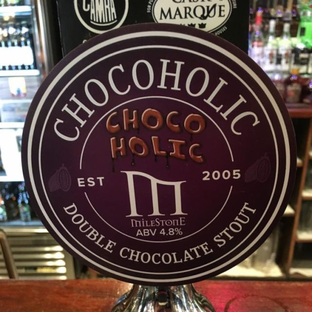 Chocoholic Double Chocolate Stout 4.8%, Milestone Brewery, England