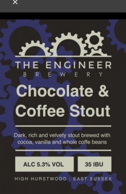 Chocolate & Coffee Stout 5.3%, Engineer Brewery, England