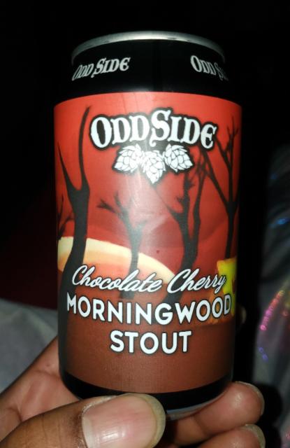 Chocolate Cherry Morningwood Stout 12.3%, Odd Side Ales, United States
