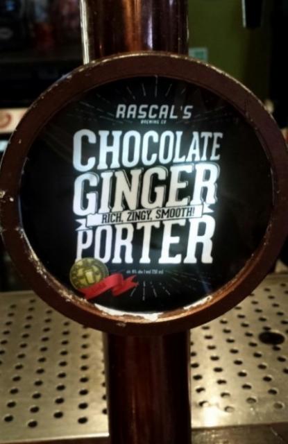 Chocolate Ginger Porter 6.0%, Rascals Brewing, Ireland