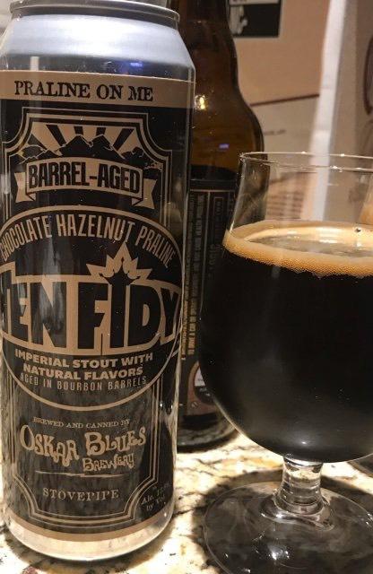 Chocolate Hazelnut Praline Ten Fidy 12.8%, Oskar Blues Brewery, United States