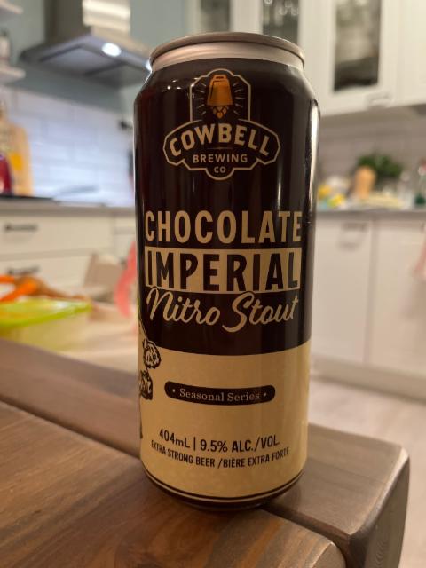 Chocolate Imperial Nitro Stout, Cowbell