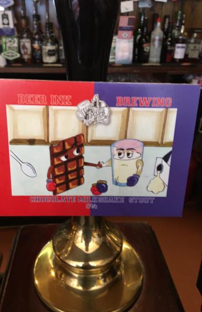 Chocolate Milkshake Stout 5.0%, The Inkspot Brewery, England