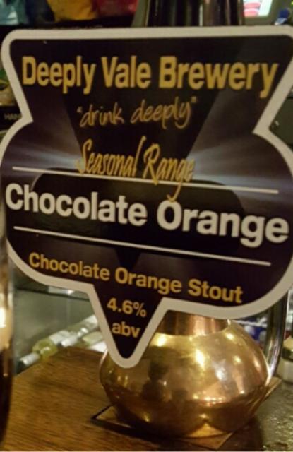 Chocolate Orange 4.6%, Deeply Vale Brewery, England