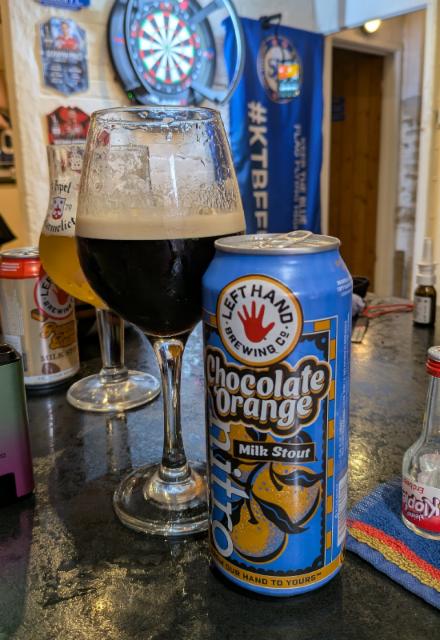 chocolate orange 6.0%, Left Hand Brewing, United States
