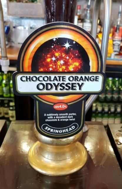 Chocolate Orange Odyssey 4.0%, Springhead Fine Ales, England