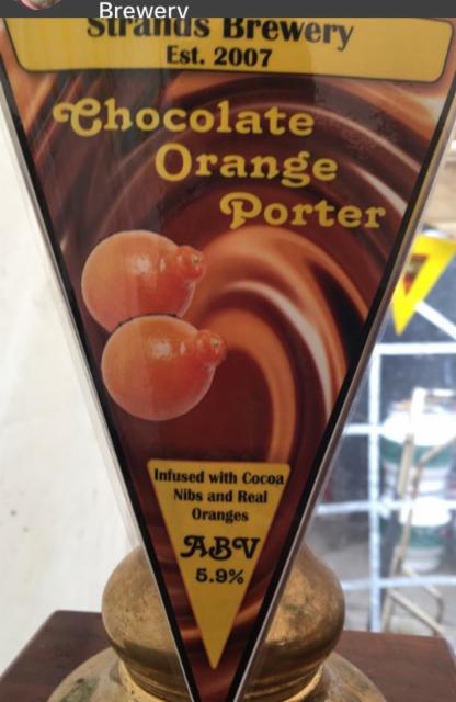 Chocolate Orange Porter 5.9%, The Strands Inn Brewery, England