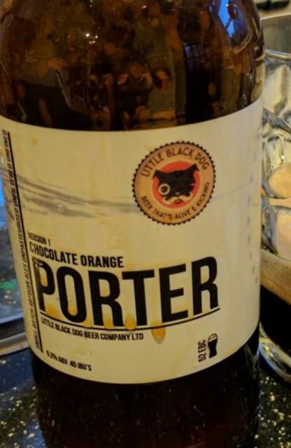 Chocolate Orange Porter 6.2%, Little Black Dog Beer Company Limited, England