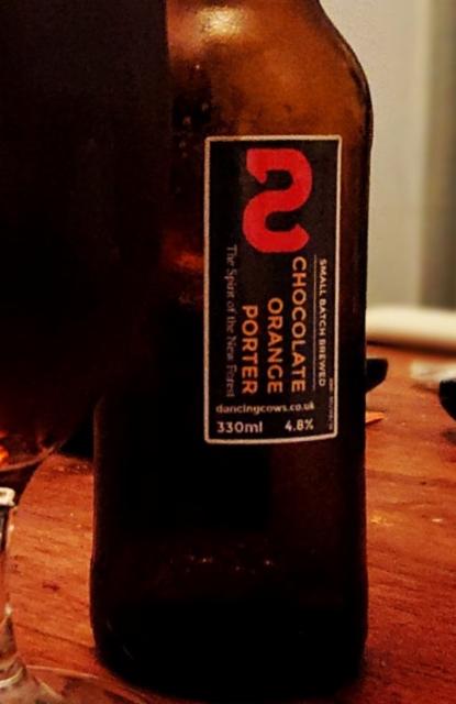 Chocolate Orange Porter 4.8%, Dancing Cows Ltd, England