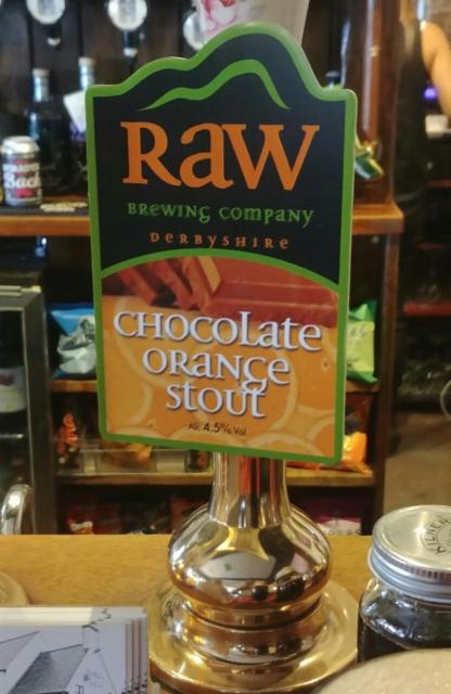 Chocolate Orange Stout 4.5%, Raw Brewing Company, England