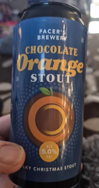 Chocolate Orange Stout, Facer's Flintshire Brewery