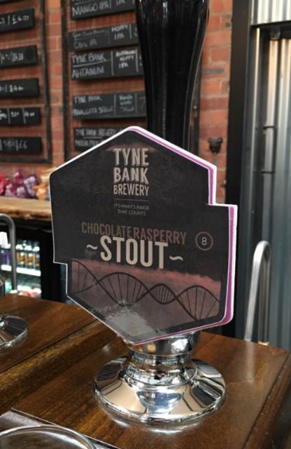 Chocolate Raspberry Stout 8.0%, Tyne Bank Brewery, England