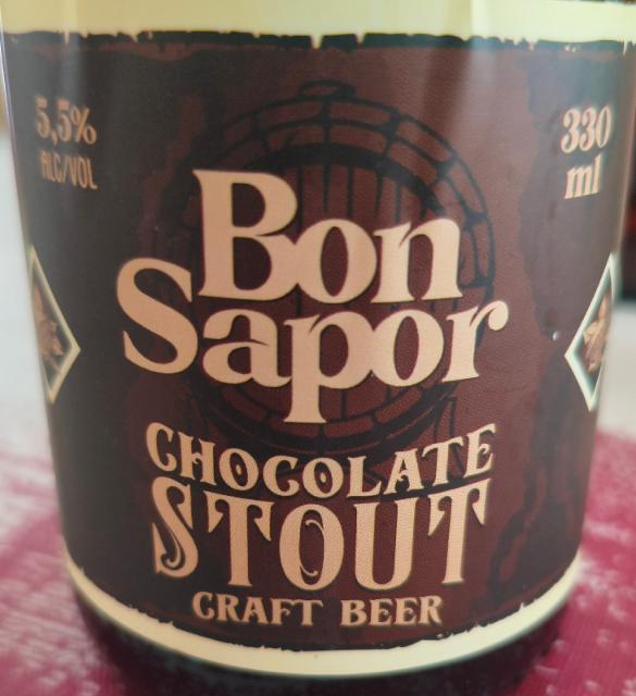 Bon Sapor Chocolate Stout 5.5%, iBiero, Vietnam