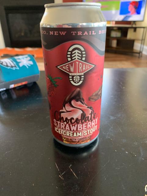 Chocolate Strawberry Ice Cream Stout 8.6%, New Trail Brewing Co, United States