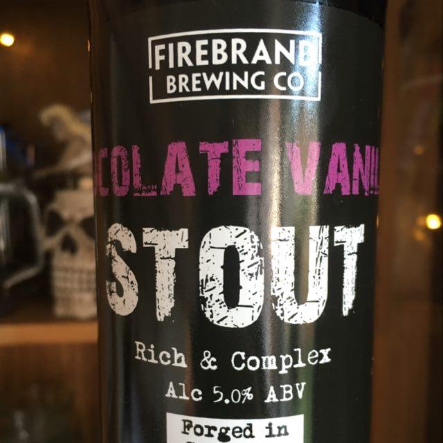 Chocolate Vanilla Stout 5.0%, Firebrand Brewing Company, England