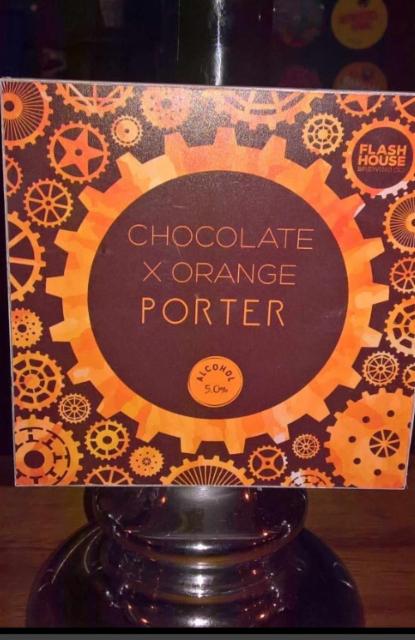 Chocolate X Orange Porter 5.0%, Flash House Brewing Company Limited, England