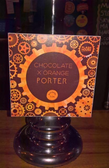 Chocolate X Orange Porter 5.0%, Flash House Brewing Company Limited, England