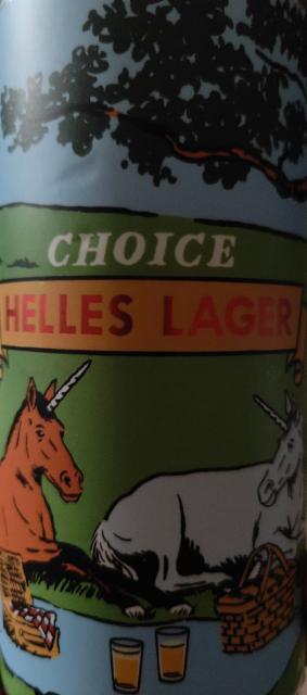 Choice Helles Lager 4.5%, Pipeworks Brewing Company, United States