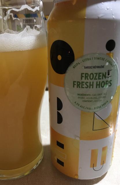 Choix du brasseur: Frozen fresh hops 6.5%, Microbrasserie Siboire, Canada