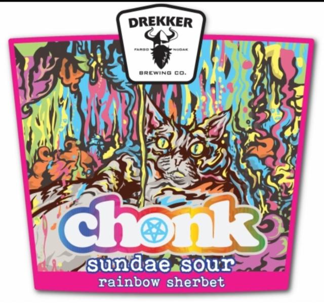 CHONK: Rainbow Sherbet 6.8%, Drekker Brewing Company, United States