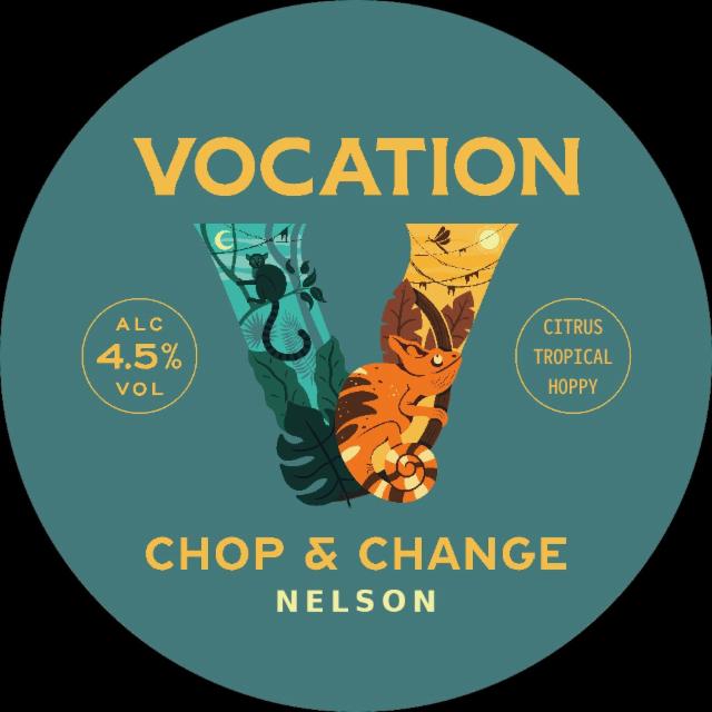 Chop & Change Nelson 4.5%, Vocation Brewery, England