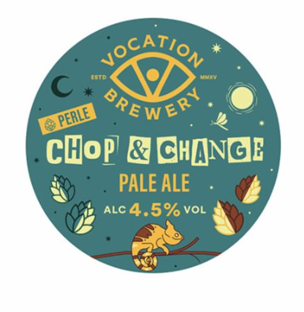 Chop and Change - Perle 4.5%, Vocation Brewery, England