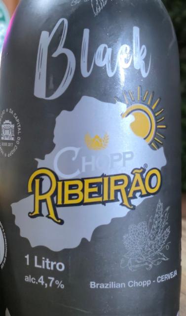 Chopp Ribeirão Black 4.7%, Fábrica de Bebidas Ribeirão, Brazil