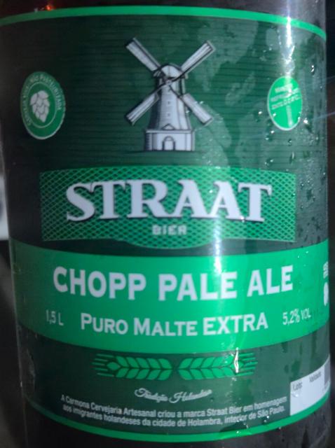 Chopp Straat Bier Pale Ale 5.2%, Straat Bier, Brazil