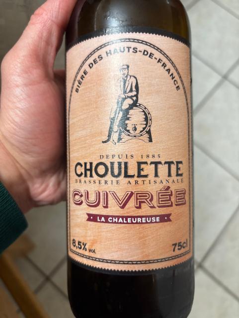 Choulette cuivrée 8.5%, Brasserie La Choulette, France
