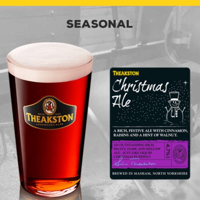 Theakston Christmas Ale 4.7%, Theakston Brewery, England