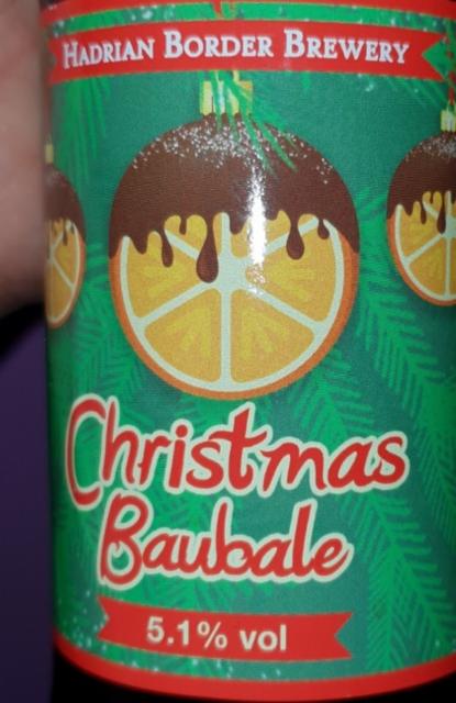 Christmas Baubale 5.1%, The Hadrian Border Brewing Co, England