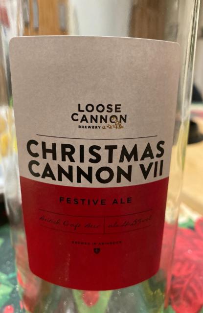 Christmas Cannon VII 4.5%, Loose Cannon Brewery, England