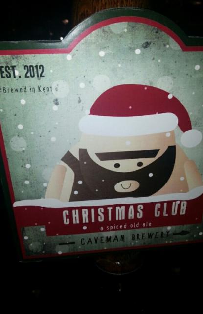 Christmas Club 6.5%, Caveman Brewery, England