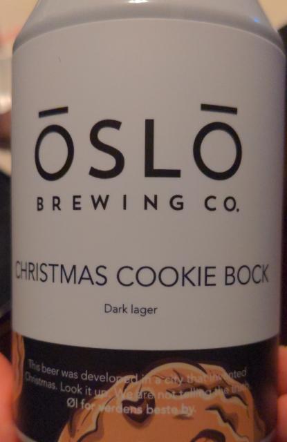 Christmas cookie bock 4.7%, Oslo Brewing Company, Norway