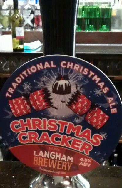 Christmas Cracker 4.5%, Langham Brewery, England