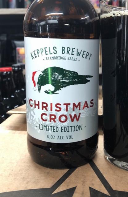 Christmas Crow 6.0%, Keppels Brewery, England