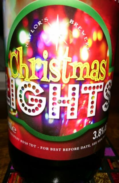 Christmas Lights 3.8%, Naylor's Brewery, England