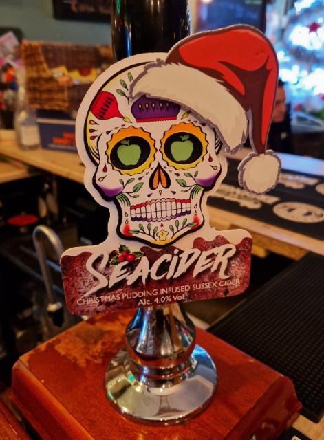 christmas pudding 4.0%, Seacider, England