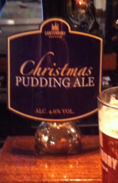 Christmas Pudding Ale 4.6%, Canterbury Brewers, England