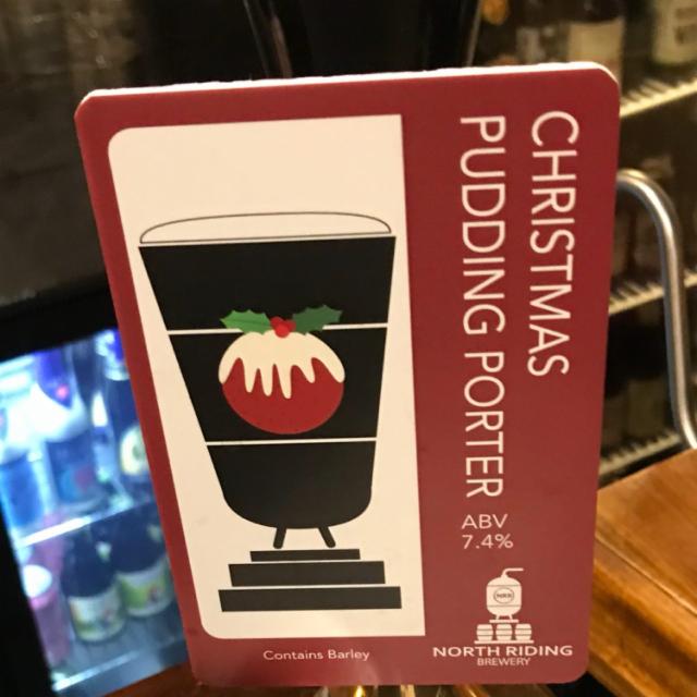 Christmas Pudding Porter 7.4%, North Riding Brewery, England