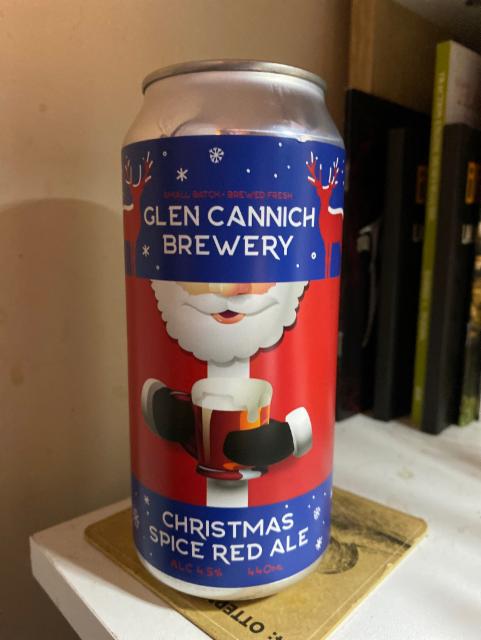 Christmas Spice Red Ale 4.5%, Glen Cannich Brewery, Northern Ireland