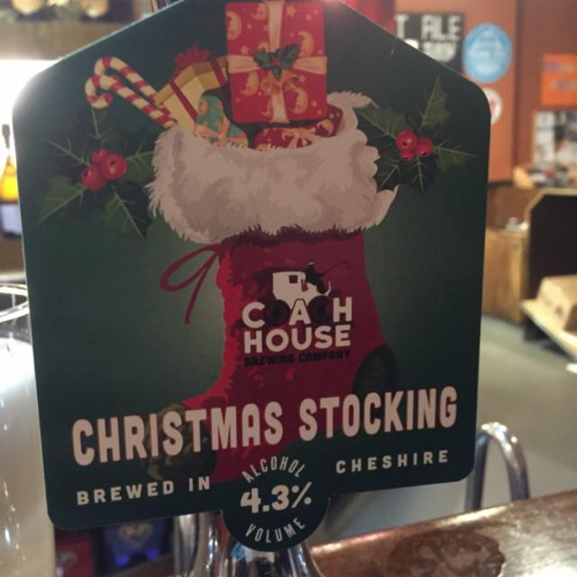 Christmas Stocking, The Coach House Brewing Co