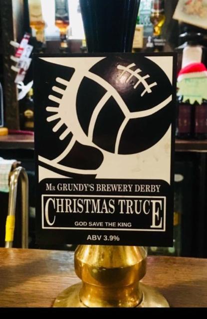 Christmas Truce 3.9%, Mr Grundy's Brewery, England